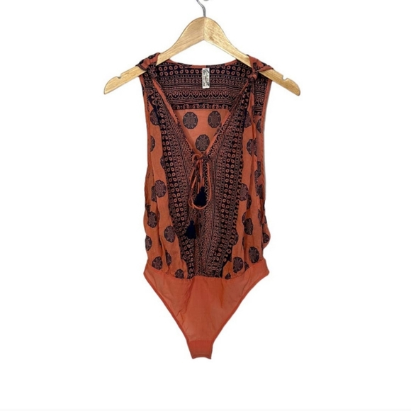 NWT Free People Soul Of The Sun Cotton Bodysuit Size Small - Picture 6 of 8